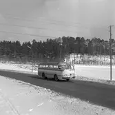 Statens Järnvägar, SJ buss 2748. Vägbuss, Mercedes, typ O 321 H.