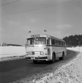Statens Järnvägar, SJ buss 2748. Vägbuss, Mercedes, typ O 321 H.