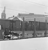 DSB, Danske statsbaner, godsvagn T7818, detalj konstruktion och märkning