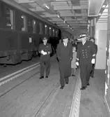 Kungabesöket på tågfärjan 