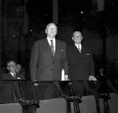 Nordiska Järnvägsmanna Sällskapets 24:e allmänna möte i Stockholm. Kongressdeltagare.