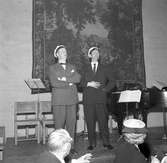 Nordiska Järnvägsmanna Sällskapets 24:e allmänna möte i Stockholm 1958-05-20 till 1958-05-22.
Utflykt till Uppsala. Middag på Uppsala slott