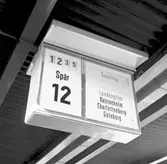 Centraldirigerat skyltsystem vid plattform, Centralstationen