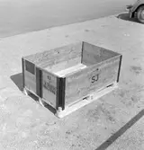 Statens Järnvägar, SJ pallbox med  pallkrage