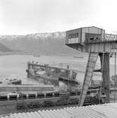Luossavaara-Kiirunavaara Aktiebolag, LKAB:s anläggning, malmkajen i Narvik
