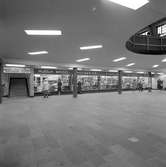 Statens Järnvägar, SJ. Kioskerna i gångtunneln, Nedre Hallen, Stockholm Centralstation