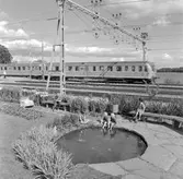 Trädgårdsanläggning med damm, SJ X0a5