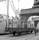 Värtahamnen. MS Sporades från Piraeus i Grekland. SJ Ore 90915