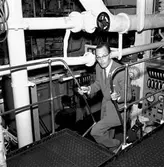 SLTF, Svenska lokaltrafik föreningen, årsmöte i Falsterbo. Bild på del av maskinrum