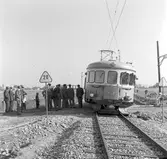 Bangårdsombyggnad. SJ YB0a7 977