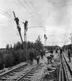 Elekrifieringsarbete och bananläggning