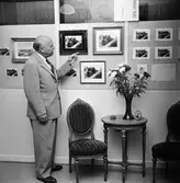 Utställning av bilder på ånglok, Järnvägsmuséet