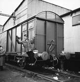 Statens Järnvägar, SJ Hbfs 51011
Fotograferad 1961 18-19/10