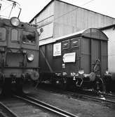 Statens Järnvägar, SJ Hbfs 51011. SJ Da 933
Fotograferad 1961 18-19/10