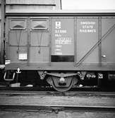 Statens Järnvägar, SJ Hbfs 51011
Fotograferad 1961 18-19/10