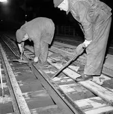 Spårombyggnad. Reaktortransport, Södertälje