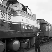 Statens Järnvägar, SJ T43 209. Invigning Morjärv-Kalix