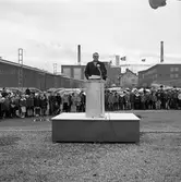 Invigning Morjärv-Kalix, invigningstal. Generaldirektör Erik Upmark