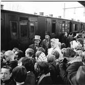 Historiska tågets resa från Stockholm till Göteborg för invigningen av Tåg 62. SJ AB 289. SJ A 103
