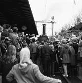 Historiska tågets resa från Stockholm till Göteborg för invigningen av Tåg 62. SJ B 3 