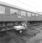 Vagnskyltning. Flakmoped SJ SKYLTFD HGL 2