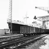 Gävle hamn. Fartyget Teresa.