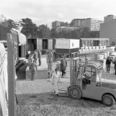 Tredje internationella Trafikmässan i Stockholm. SJ truck 1706