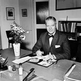 Uppvaktning vid  Ch Carlbergs avgång