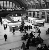 Danske Statsbaners utställning på Stockholm Central.