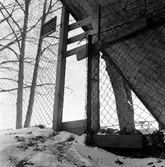 Landsvägsbro över bangård