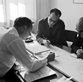 Byrådirektör (Brd) A. Göransson, Förste Byråsekreterare (Fbrs) C. Palmrud. Datacentralen Tomteboda (Tm)