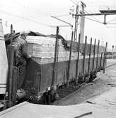 Täckning av lastad järnvägs vagn