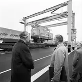 Containerterminal. Slps. Generaldirektör Erik Upmark