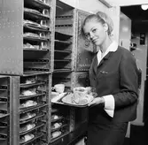 Trafik Restaurangen, TR, testar brickservering i R0-vagn