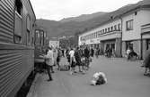 Narviks stationshus. Nordpilen. Centralstation - Narvik