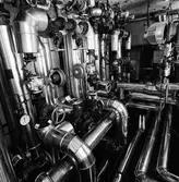 Värmeanläggning. Vagnhall, Hagalund