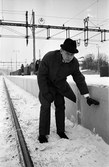 Stockholm Lokaltrafik, SL, Stationsområde någonstans på sträckan mellan Rotebro - Märsta.