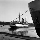 Tågfärjan S/S Starke, Trelleborg. Byggdes 1931 av Deutsche Werke, Kiel, Tyskland och levererades till Statens Järnvägar, SJ, Malmö. Har huvudsakligen trafikerat leden Trelleborg - Sassnitz. Insatt 1967 på den nya tågfärjeleden mellan Värtahamnen i Stockholm och Nådendal utanför Åbo