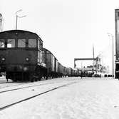Statens Järnvägar, SJ V3 55. Tågfärjan S/S Starke, Trelleborg. Byggdes 1931 av Deutsche Werke, Kiel, Tyskland och levererades till Statens Järnvägar, SJ, Malmö. Har huvudsakligen trafikerat leden Trelleborg - Sassnitz. Insatt 1967 på den nya tågfärjeleden mellan Värtahamnen i Stockholm och Nådendal utanför Åbo