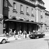 Stockholm Centralstation, exteriör, ingång Vasagatan