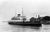 Färjeläge, Helsingborg. Färjan M/S Hälsingborg byggdes av Svendborg Skipsværft A/S Svendborg, Danmark år 1960. Levererades till Danske Statsbaner, København, Danmark och trafikerade leden Helsingör - Helsingborg