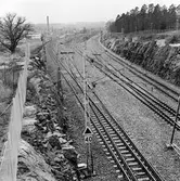 Ombyggnadsarbete längs linjen Älvsjö - Tungelsta