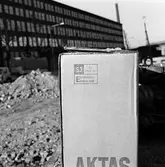 Emballage för diskbänk. Godshantering Ramnäs - Västerås