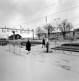 Övergång Märsta station.