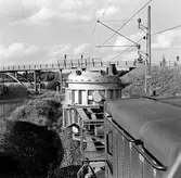 Statens Järnvägar, SJ T21 98. Transport av flytande järn Spännarboda - Surahammar.