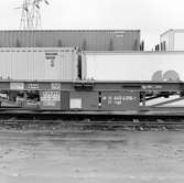 Statens Järnvägar, SJ Lgjs 2074. Containervagn Solnaterminalen.