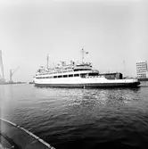 Motiv: M/S Malmöhus. Tågfärja
Reportage SJ-nytt. m/s Malmöhus. Malmö - Köpenhamn
PS - Trafiken upphörde 27/9 -75.