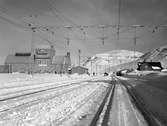 Bangården vid Vassijaure station.