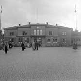 Växjö järnvägsstation.