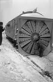 Snöslunga A5 avsedd för Skåne, provkörs i Storlien.